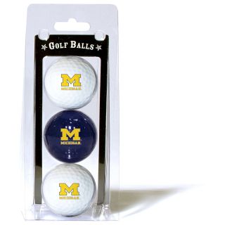 Team Golf University of Michigan Wolverines 3 Ball Pack (637556222053)