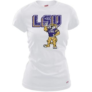 MJ Soffe Womens Louisiana State University Tigers T Shirt   White   Size