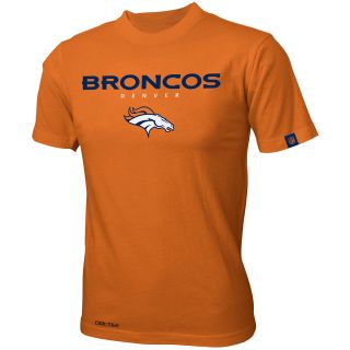 NFL Team Apparel Youth Denver Broncos Team Standard Dri Tek Short Sleeve T 