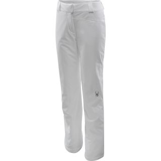 SPYDER Womens Winner Athletic Fit Pants   Size 8long, White