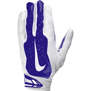 NIKE Adult Vapor Jet 3.0 Football Gloves   Size Small, White/purple