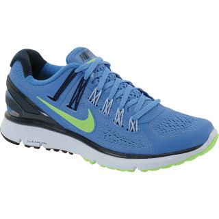 NIKE Womens Lunar Eclipse+ 3 Running Shoes   Size 8, Blue/lime