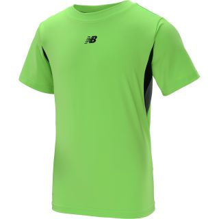 NEW BALANCE Boys Decathlon Fitted Short Sleeve T Shirt   Size Large, Bright