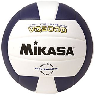 Mikasa VQ2000 Micro Cell Indoor Volleyball, Navy/white (VQ2000 NAV)