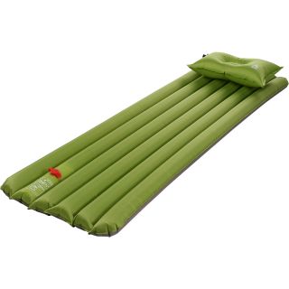 ALPINE DESIGN Inflatable Sleeping Pad with Pillow   Large, Green