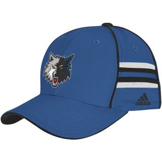 adidas Youth Minnesota Timberwolves Pro Shape Flex Cap   Size Youth, Blue