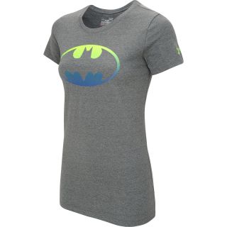 UNDER ARMOUR Womens Alter Ego Batgirl Semi Fitted Short Sleeve T Shirt   Size