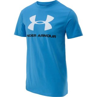 UNDER ARMOUR Mens Sportstyle Logo Short Sleeve T Shirt   Size Xl, Electric