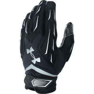UNDER ARMOUR Adult Fierce V Football Gloves   Size Xl, Black