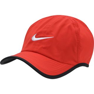 NIKE Mens Featherlight 2.0 Adjustable Hat, University Red/white