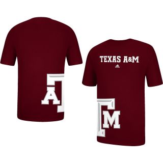 adidas Mens Texas A&M Aggies Getting Big Short Sleeve T Shirt   Size Xl,