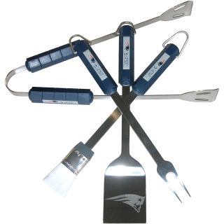 R & D Enterprises, Inc. New England Patriots 4 piece grilling utensil set