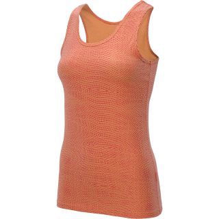 ALPINE DESIGN Womens Printed Core Tank Top   Size Large, Mock Orange
