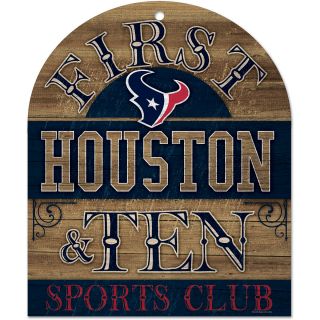 Wincraft Houston Texans 10X11 Club Wood Sign (91149010)