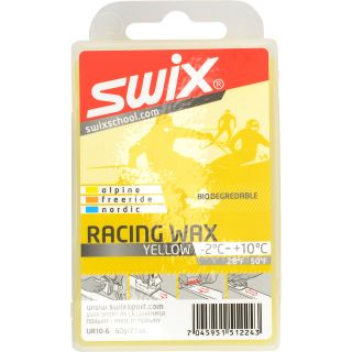 SWIX Yellow Racing Wax   60 grams, Yellow