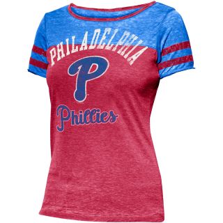 Touch By Alyssa Milano Womens Philadelphia Phillies Morgan Short Sleeve T 