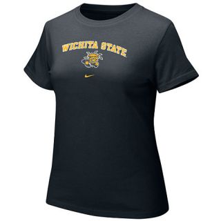 NIKE Womens Wichita State Shockers Logo Short Sleeve T Shirt   Size Medium,
