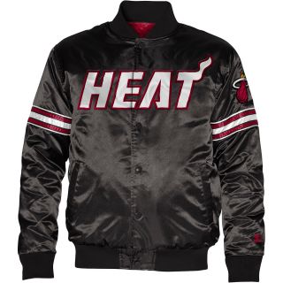Miami Heat Logo Black Jacket (STARTER)   Size Xl, Black