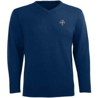 Antigua Mens Florida Panthers Ambassador Knit V Neck Sweater   Size XXL/2XL,