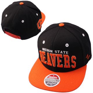 Zephyr Oregon State Beavers Super Star 32/5 Adjustable Hat   Black/Orange