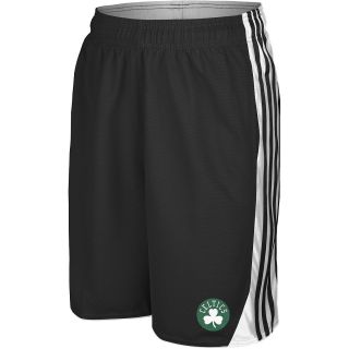 adidas Mens Boston Celtics Full Color Logo Black Basketball Shorts   Size