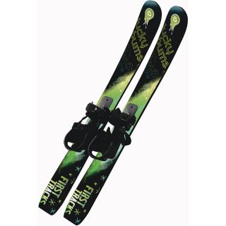 Kids Beginner Snow Skis without Poles 70cm, Green (139GR)