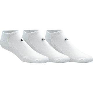 FOOTJOY Mens ComfortSof Low Cut Golf Socks   3 Pack   Size Large, White