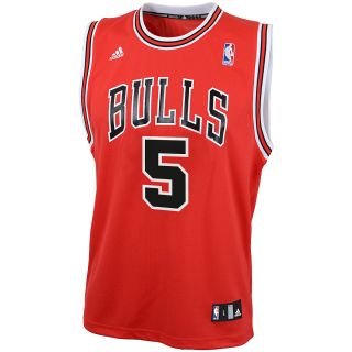 adidas Youth Chicago Bulls Carlos Boozer Replica Road Jersey   Size Large, Red