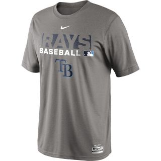 NIKE Mens Tampa Bay Rays AC Dri FIT Legend Team Issue Short Sleeve T Shirt  