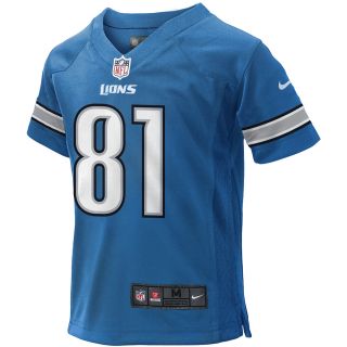 NIKE Youth Detroit Lions Calvin Johnson Game Jersey, Ages 4 7   Size Small