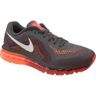 NIKE Mens Air Max 2014 Running Shoes   Size 10.5, Anthracite/orange