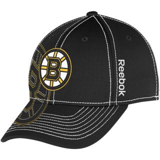 REEBOK Mens Boston Bruins 2013 Draft Stretch Fit Cap   Size S/m