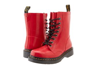 Dr. Martens Drench 8 Eye Boot Womens Lace up Boots (Red)