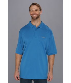 Columbia Perfect Cast Polo Shirt   Tall Mens Short Sleeve Knit (Blue)