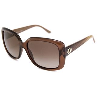 Gucci Womens Gg3574 Polarized/ Rectangular Sunglasses