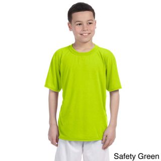 Gildan Gildan Youth Performance Jersey knit T shirt Green Size L (14 16)