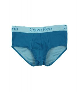 Calvin Klein Underwear Dual Tone Square Cut Brief U3071 Mens Underwear (Blue)