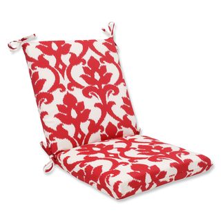 Pillow Perfect Outdoor Bosco Cherry Squared Corners Chair Cushion