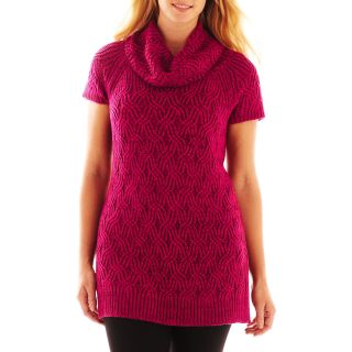 Worthington Textured Cowlneck Tunic Sweater   Plus, Rnr/fr.cabe, Womens