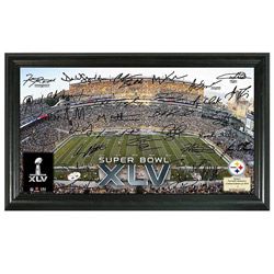 Pittsburgh Steelers Super Bowl Xlv Replica Signature Framed Photo