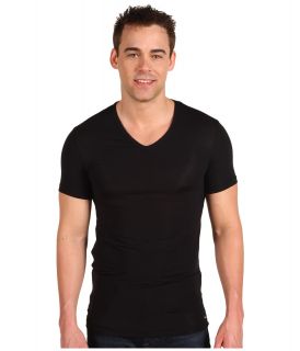 Calvin Klein Underwear Body Micro Modal S/S V Neck U5563 Mens T Shirt (Black)