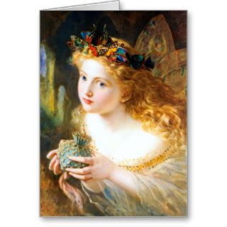 Victorian Fairy Greeting Card