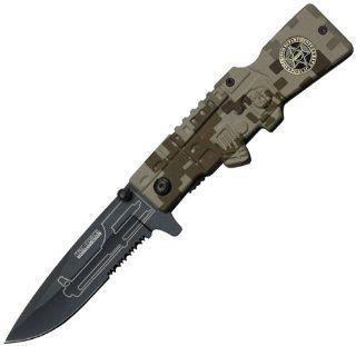 Tac Force TF 546DSF Assisted Opening Folding Knife 4.5 Inch Closed  Tactical Folding Knives  Sports & Outdoors