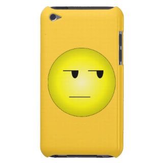 Yellow Yeah Right Smiley Case Mate iPod Touch Case