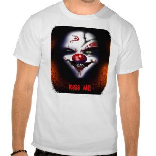 Scary Clown   Kiss Me T Shirt