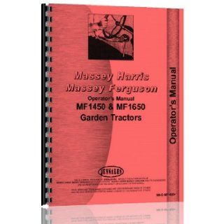 Massey Ferguson 1030 Garden Tractor Operator Manual (MH O MF1450+) Jensales Ag Products Books
