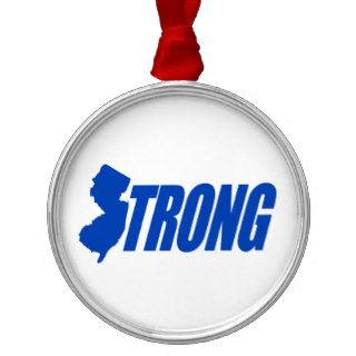 New Jersey Strong Christmas Ornament
