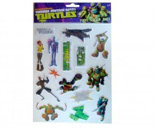 Teenage Mutant Ninja Turtles 'Puffy' Decoration Character Sticker Set   Childrens Decorative Stickers