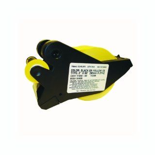 Brady 64685 Labelizer Plus and VersaPrinter 90' Length x 2" Width, B 549 Cold Temperature Label Stock, Yellow and Black Tape Cartridge Industrial Warning Signs
