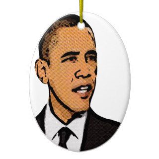 barack obama christmas ornament